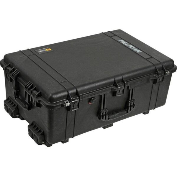 Pelican 1650NF Protector Case No Foam Black - Watertight Crushproof Wheeled Hard Equipment Case with 4 Wheels & Trolley Handle (1650-021-110)
