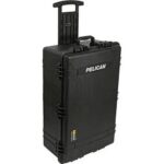 Pelican 1650NF Protector Case No Foam Black - Watertight Crushproof Wheeled Hard Equipment Case with 4 Wheels & Trolley Handle (1650-021-110)