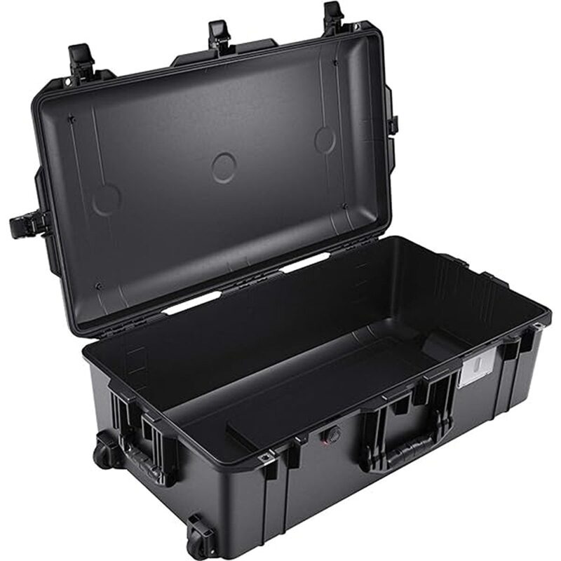Pelican 1650NF Protector Case No Foam Black - Watertight Crushproof Wheeled Hard Equipment Case with 4 Wheels & Trolley Handle (1650-021-110)