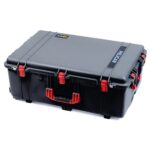 Pelican 1650NF Protector Case No Foam Red - Watertight Crushproof Wheeled Hard Equipment Case with 4 Wheels & Trolley Handle (1650-021-170-01)