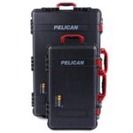 Pelican 1650NF Protector Case No Foam Red - Watertight Crushproof Wheeled Hard Equipment Case with 4 Wheels & Trolley Handle (1650-021-170-01)