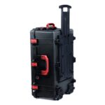 Pelican 1650NF Protector Case No Foam Red - Watertight Crushproof Wheeled Hard Equipment Case with 4 Wheels & Trolley Handle (1650-021-170-01)