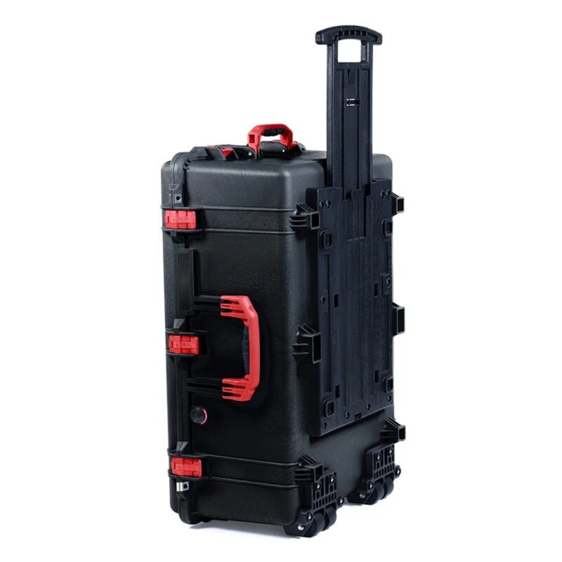 Pelican 1650NF Protector Case No Foam Red - Watertight Crushproof Wheeled Hard Equipment Case with 4 Wheels & Trolley Handle (1650-021-170-01)
