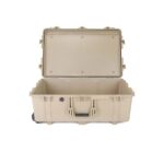 Pelican 1650NF Protector Case No Foam Desert Tan - Watertight Crushproof Wheeled Hard Equipment Case with 4 Wheels & Trolley Handle (1650-021-190)