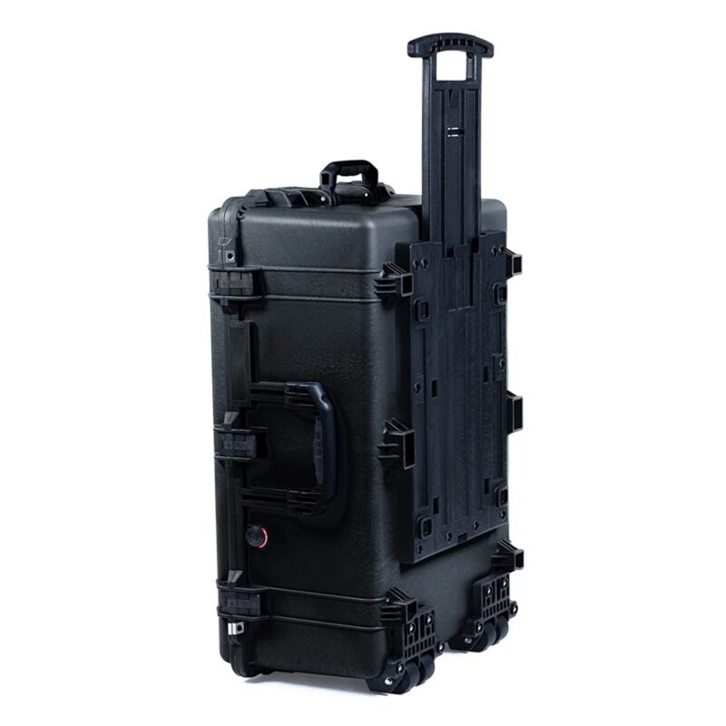 Pelican 1650NF Protector Case No Foam Black - Watertight Crushproof Wheeled Hard Equipment Case with 4 Wheels & Trolley Handle (1650-121-110)