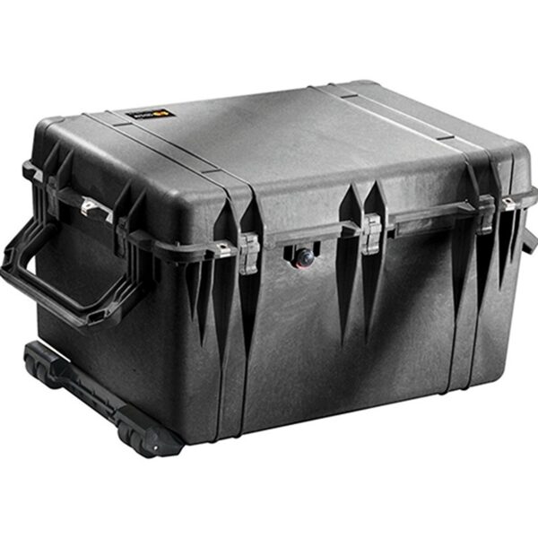 Pelican 1660 Protector Case with 3-Level Foam Black - Watertight Crushproof Wheeled Hard Equipment Case with 4 Wheels & Trolley Handle (1660-020-110)