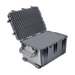 Pelican 1660 Protector Case with 3-Level Foam Black - Watertight Crushproof Wheeled Hard Equipment Case with 4 Wheels & Trolley Handle (1660-020-110)