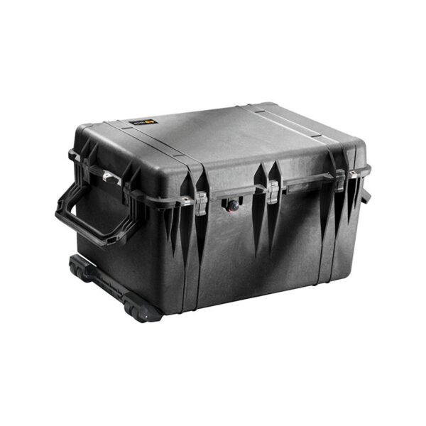 Pelican 1660NF Protector Case No Foam Black - Watertight Crushproof Wheeled Hard Equipment Case with 4 Wheels & Trolley Handle (1660-021-110)