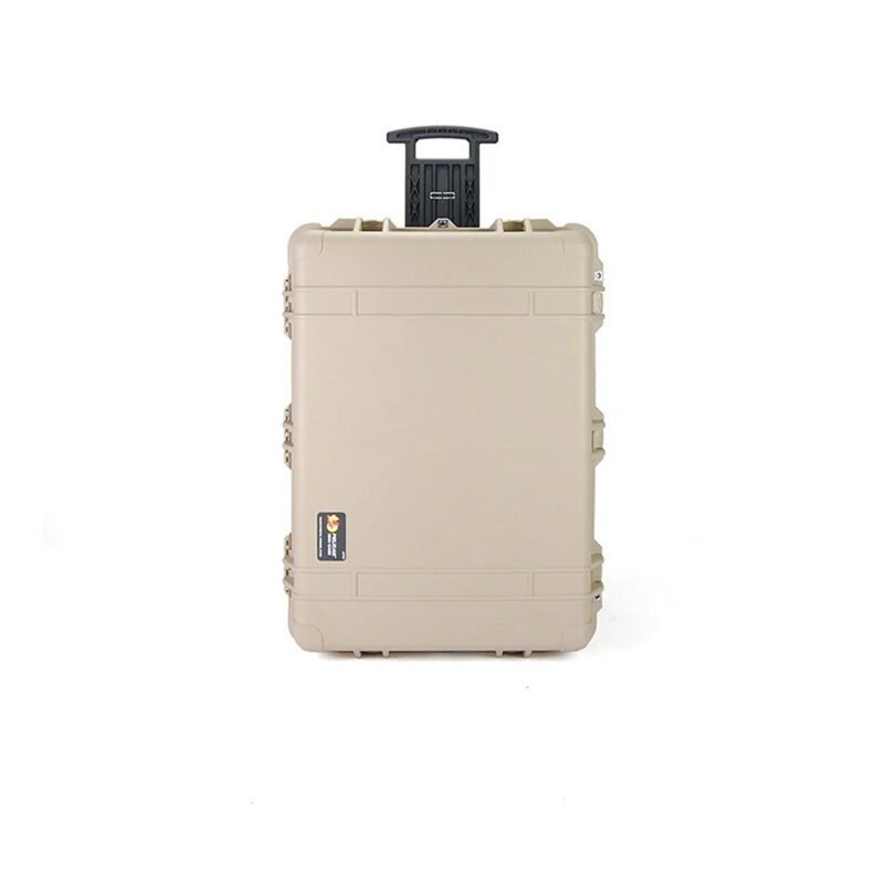 Pelican 1660NF Protector Case No Foam Desert Tan - Watertight Crushproof Wheeled Hard Equipment Case with 4 Wheels & Trolley Handle (1660-021-190)