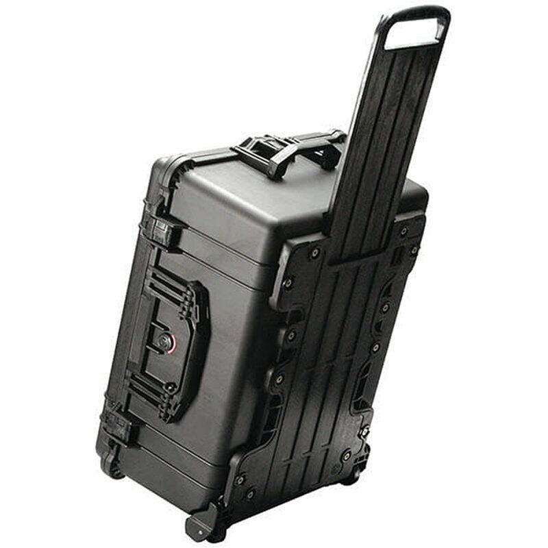 Pelican 1664 Protector Case with Padded Dividers Black - Watertight Crushproof Wheeled Hard Equipment Case with Trolley Handle (1660-024-110)
