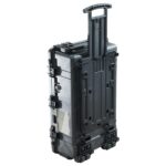 Pelican 1670 Protector Case with 2-Level Foam Black - Watertight Crushproof Wheeled Hard Equipment Case with 4 Wheels & Trolley Handle (1670-000-110)
