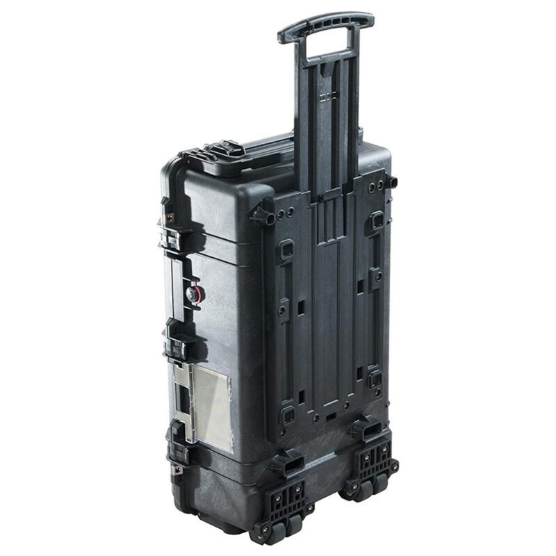 Pelican 1670 Protector Case with 2-Level Foam Black - Watertight Crushproof Wheeled Hard Equipment Case with 4 Wheels & Trolley Handle (1670-000-110)