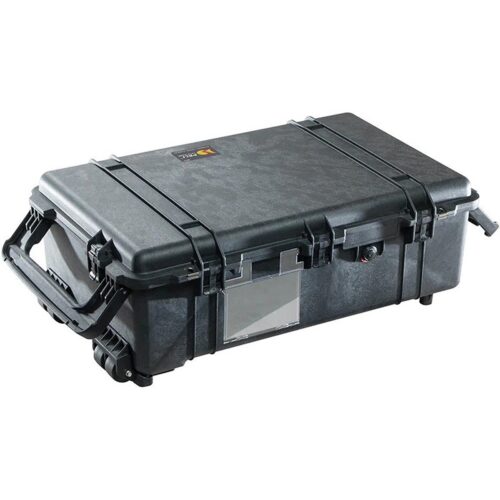 Pelican 1670NF Protector Case No Foam Black - Watertight Crushproof Wheeled Hard Equipment Case with 4 Wheels & Trolley Handle (1670-001-110)