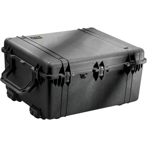 Pelican 1690 Protector Case with 3-Level Foam Black - Watertight Crushproof Wheeled Hard Equipment Case with 4 Wheels & Trolley Handle (1690-000-110)