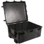 Pelican 1690 Protector Case with 3-Level Foam Black - Watertight Crushproof Wheeled Hard Equipment Case with 4 Wheels & Trolley Handle (1690-000-110)