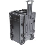 Pelican 1690 Protector Case with 3-Level Foam Black - Watertight Crushproof Wheeled Hard Equipment Case with 4 Wheels & Trolley Handle (1690-000-110)