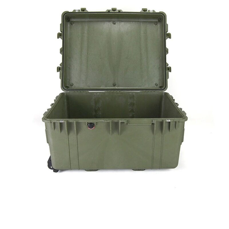 Pelican 1690 Protector Case with 3-Level Foam OD Green - Watertight Crushproof Wheeled Hard Equipment Case with 4 Wheels & Trolley Handle (1690-000-130)