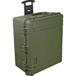 Pelican 1690 Protector Case with 3-Level Foam OD Green - Watertight Crushproof Wheeled Hard Equipment Case with 4 Wheels & Trolley Handle (1690-000-130)