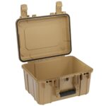 Pelican 1690 Protector Case with 3-Level Foam Desert Tan - Watertight Crushproof Wheeled Hard Equipment Case with 4 Wheels & Trolley Handle (1690-000-190)