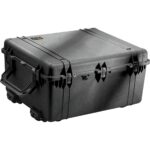 Pelican 1690NF Protector Case No Foam Black - Watertight Crushproof Wheeled Hard Equipment Case with 4 Wheels & Trolley Handle (1690-001-110)