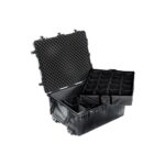 Pelican 1694 Black Protector Case with Padded Dividers & Lid Foam - Waterproof Wheeled Hard Case 1690-004-110