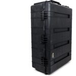 Pelican 1730 Black Wheeled Transport Case with 5-Piece Foam - Waterproof Crushproof Large Hard Case 1730-000-110