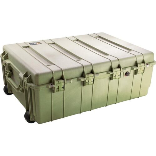Pelican 1730 OD Green Wheeled Protector Case with 5-Piece Foam - Waterproof Crushproof Large Hard Case 1730-000-130