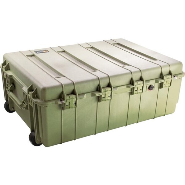 Pelican 1730 OD Green Wheeled Protector Case with 5-Piece Foam - Waterproof Crushproof Large Hard Case 1730-000-130
