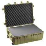 Pelican 1730 OD Green Wheeled Protector Case with 5-Piece Foam - Waterproof Crushproof Large Hard Case 1730-000-130