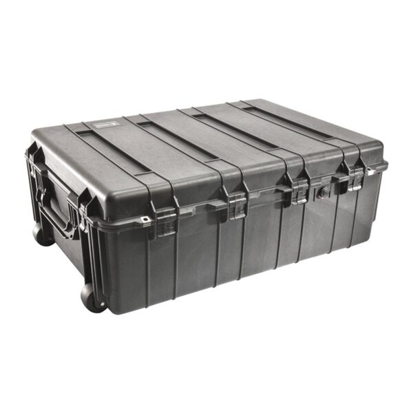 Pelican 1730NF Black No Foam Wheeled Transport Case - Waterproof Crushproof Large Empty Hard Case 1730-001-110