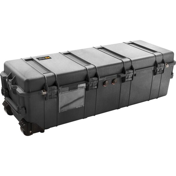 Pelican 1740 Black Long Wheeled Case with 6-Piece Pick N Pluck Foam - Waterproof Crushproof Extra-Long Hard Case 1740-000-110