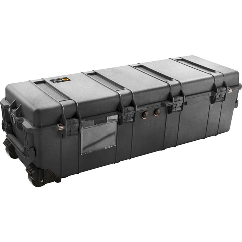 Pelican 1740NF Black No Foam Long Wheeled Case - Waterproof Crushproof Extra-Long Empty Hard Case 1740-001-110