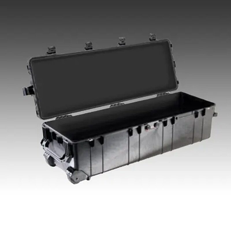 Pelican 1740NF Black No Foam Long Wheeled Case - Waterproof Crushproof Extra-Long Empty Hard Case 1740-001-110
