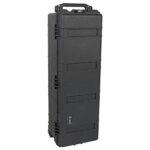 Pelican 1740NF Black No Foam Long Wheeled Case - Waterproof Crushproof Extra-Long Empty Hard Case 1740-001-110