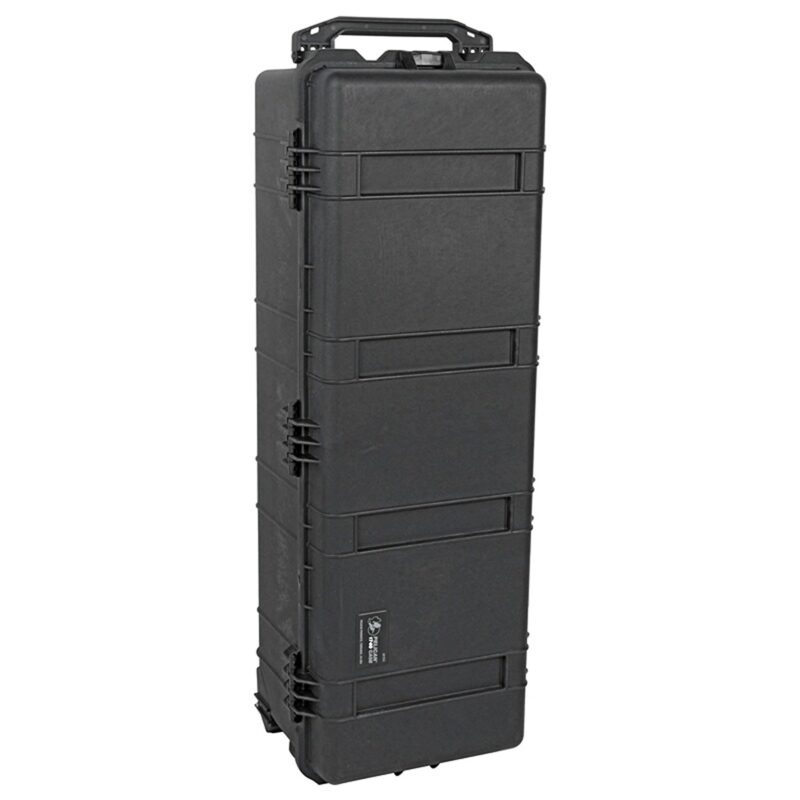 Pelican 1740NF Black No Foam Long Wheeled Case - Waterproof Crushproof Extra-Long Empty Hard Case 1740-001-110