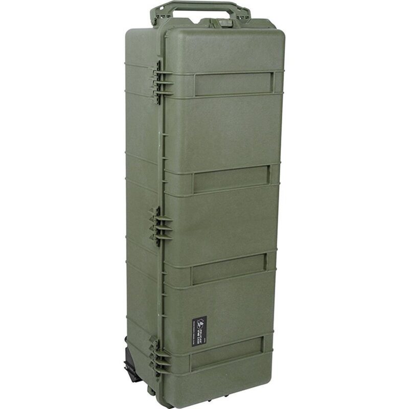 Pelican 1740NF OD Green No Foam Long Wheeled Case - Waterproof Crushproof Extra-Long Empty Hard Case 1740-001-130