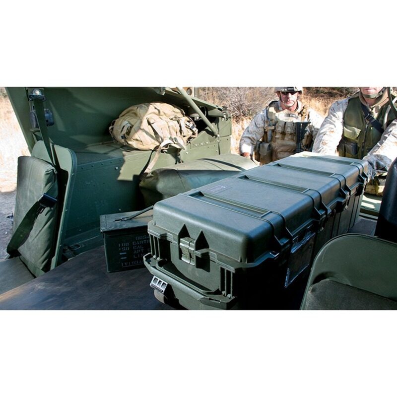 Pelican 1740NF OD Green No Foam Long Wheeled Case - Waterproof Crushproof Extra-Long Empty Hard Case 1740-001-130
