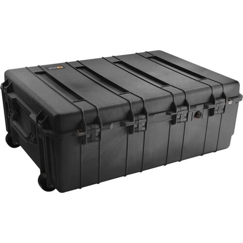 Pelican 1780 Black Wheeled Protector Case with Detachable Lid - Waterproof Crushproof Large Hard Case 1780-000-110