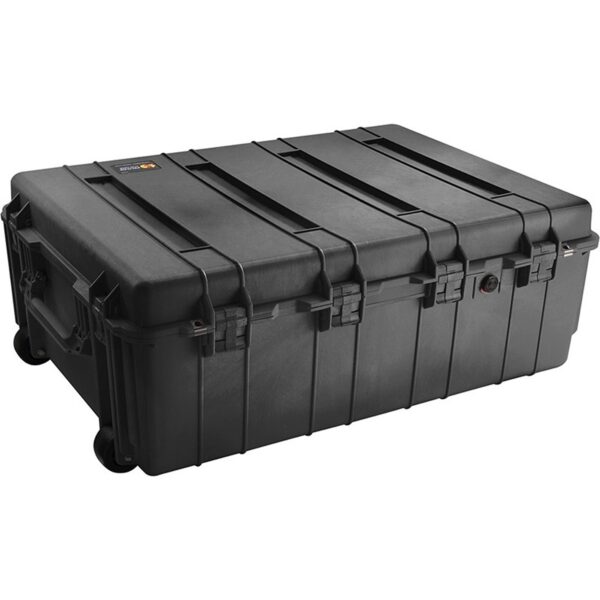 Pelican 1780 Black Wheeled Protector Case with Detachable Lid - Waterproof Crushproof Large Hard Case 1780-000-110