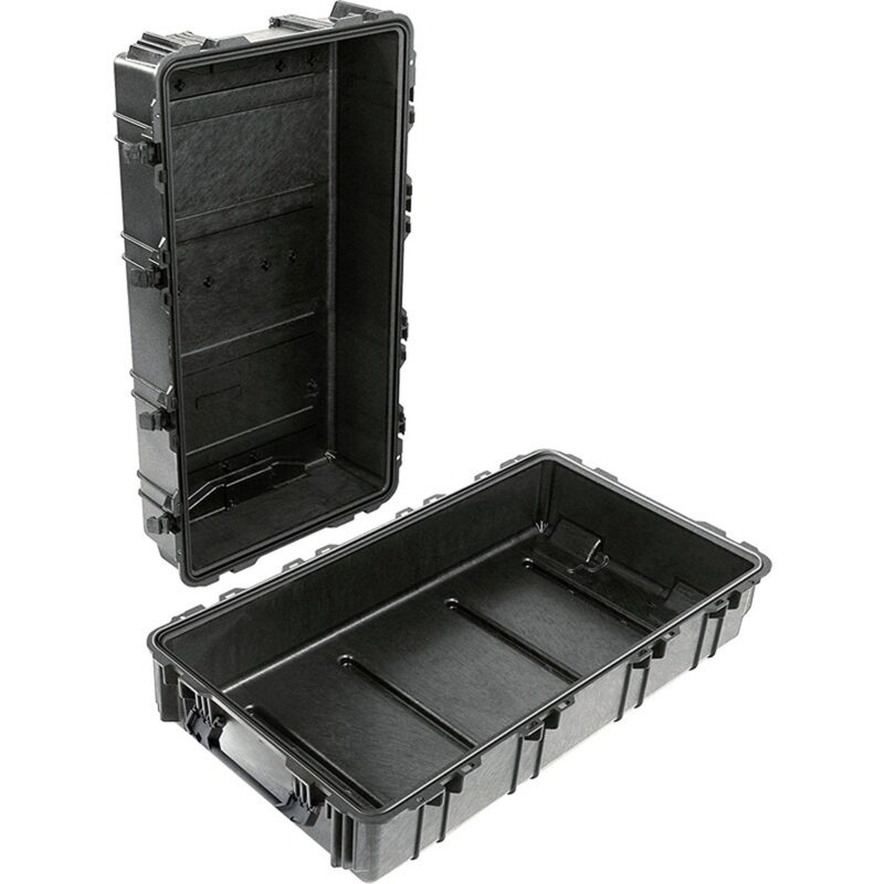 Pelican 1780 Black Wheeled Protector Case with Detachable Lid - Waterproof Crushproof Large Hard Case 1780-000-110