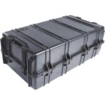 Pelican 1780HL Black Case with Hard Liner Tray for 12 s - Waterproof Wheeled Firearm Transport Case M4 M16 1780-007-110