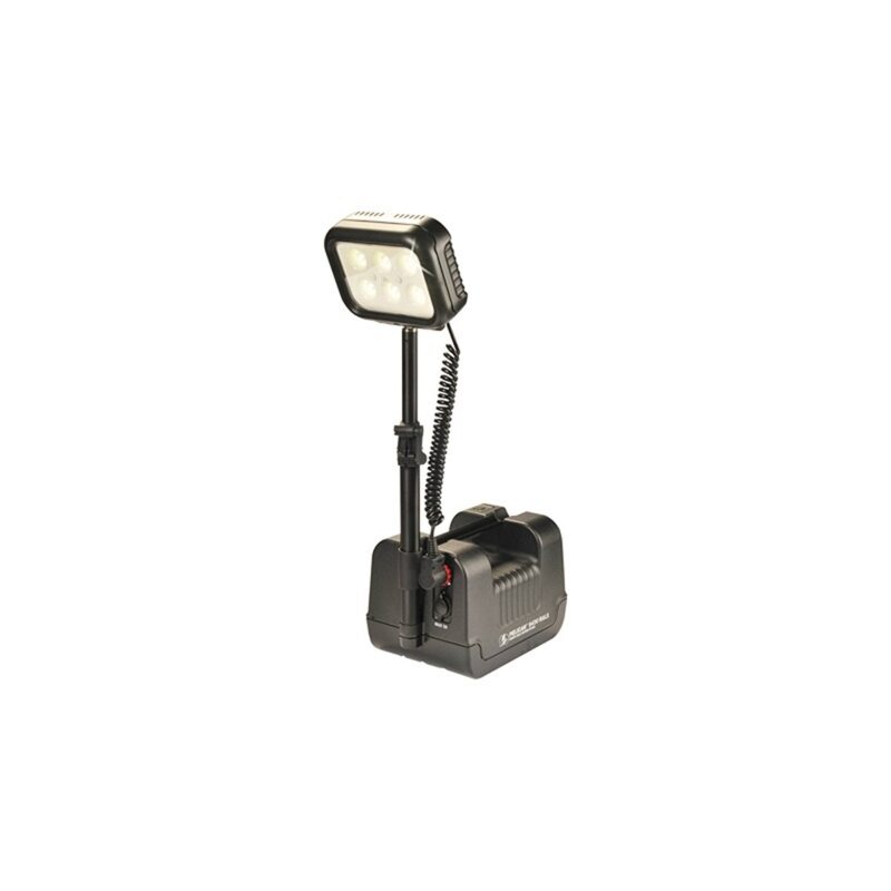 Pelican 9430 RALS Gen 3 Remote Area Lighting System 3000 Lumens 6 XML Head Black - Waterproof Portable LED Work Light 094300-0001-110