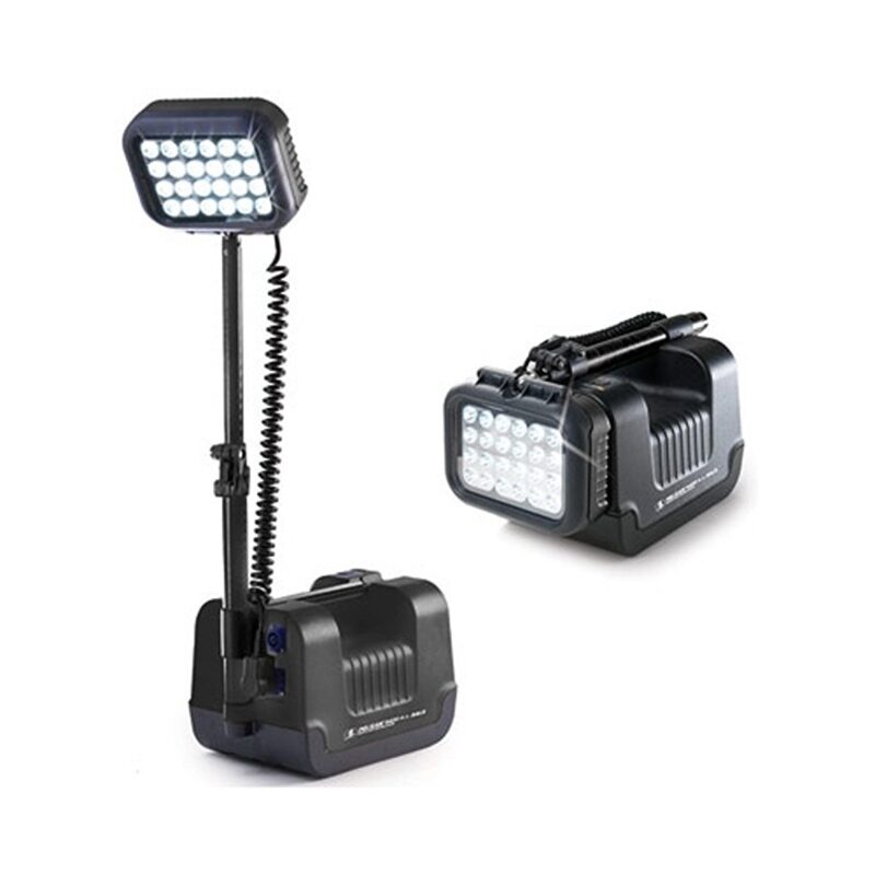 Pelican 9430SL RALS Spot Light Black 10? Beam 3000 Lumens - Waterproof Extendable Mast Remote Area Spotlight 094330-0000-110