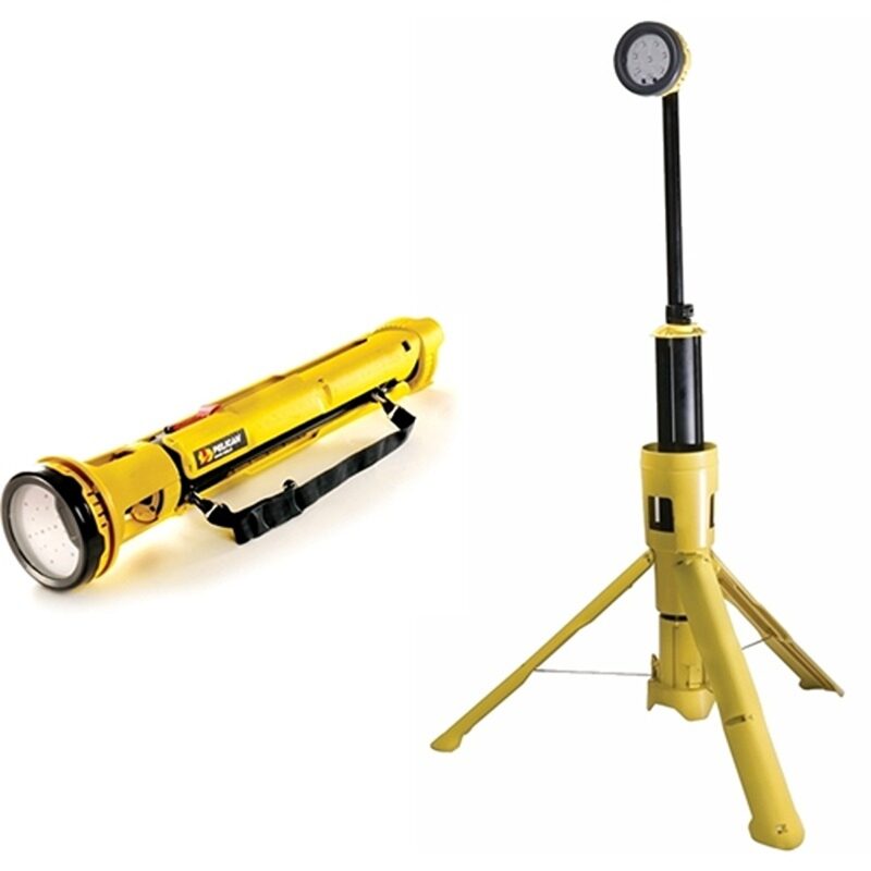 Pelican 9440 RALS Gen 2 Black Remote Area Lighting System 5300 Lumens Lithium-Ion - Waterproof Extendable Mast LED Work Light 094400-0001-110