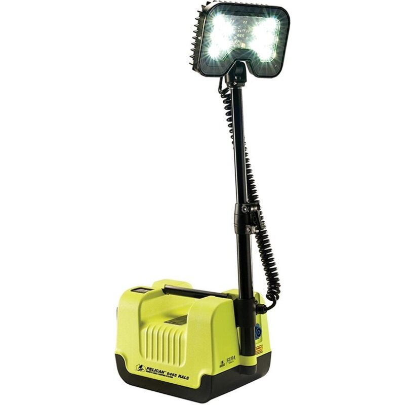Pelican 9455 RALS Hazardous Location Approved Yellow - Class I Div 1 ATEX Zone 0 1600 Lumens Remote Area Light 094550-0000-245