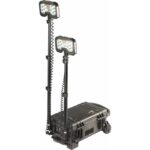 Pelican 9460 RALS Gen 3 Black Dual LED Heads Intelligent Control 12000 Lumens - Waterproof Dual Mast Remote Area Lighting System 094600-0002-110