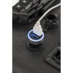 Pelican 9460 RALS Gen 3 Black Dual LED Heads Intelligent Control 12000 Lumens - Waterproof Dual Mast Remote Area Lighting System 094600-0002-110
