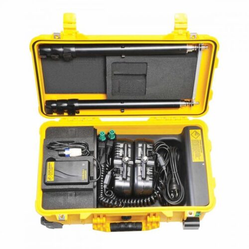 Pelican 9460 RALS Gen 3 Yellow Dual LED Heads Intelligent Control 12000 Lumens - Waterproof Dual Mast Remote Area Lighting System 094600-0002-245