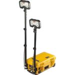 Pelican 9460 RALS Gen 3 Yellow Dual LED Heads Intelligent Control 12000 Lumens - Waterproof Dual Mast Remote Area Lighting System 094600-0002-245
