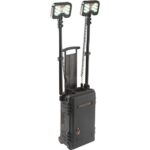 Pelican 9460M RALS Gen 3 Black Mobile Remote Area Lighting System 12000 Lumens Dual Heads - Waterproof Wheeled Intelligent Control Work Light 094600-0012-110